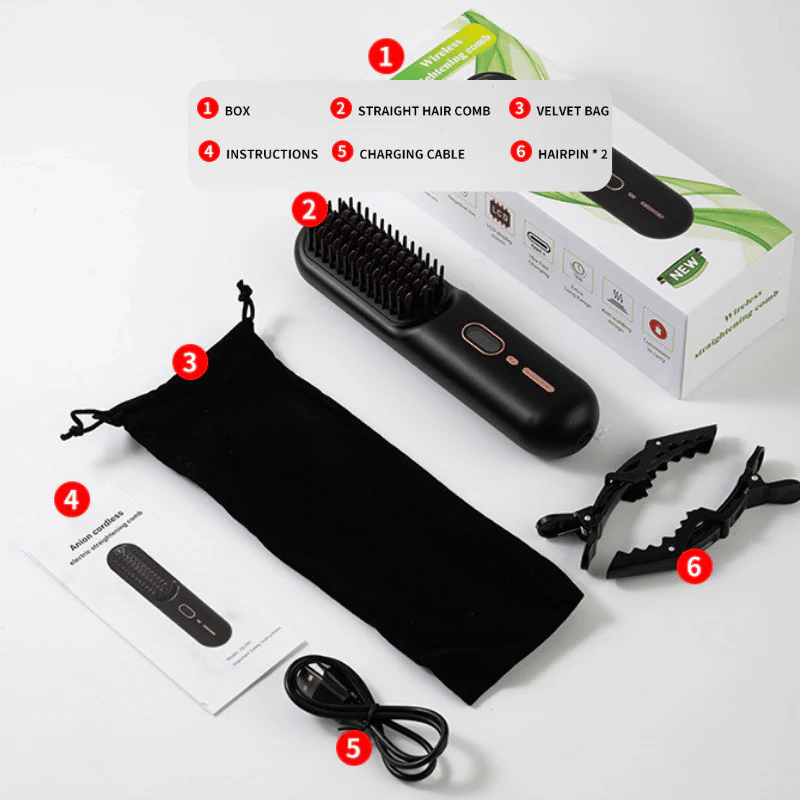 Ionic Hot Brush for Hair