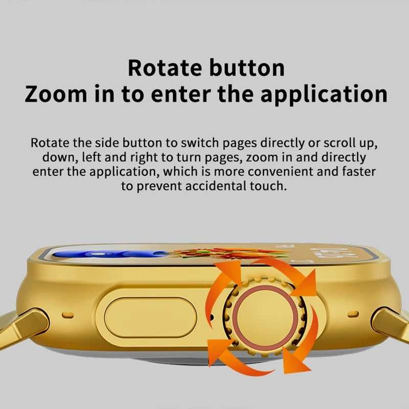 Luxury Gold Smart Watch (Apple Watch Style