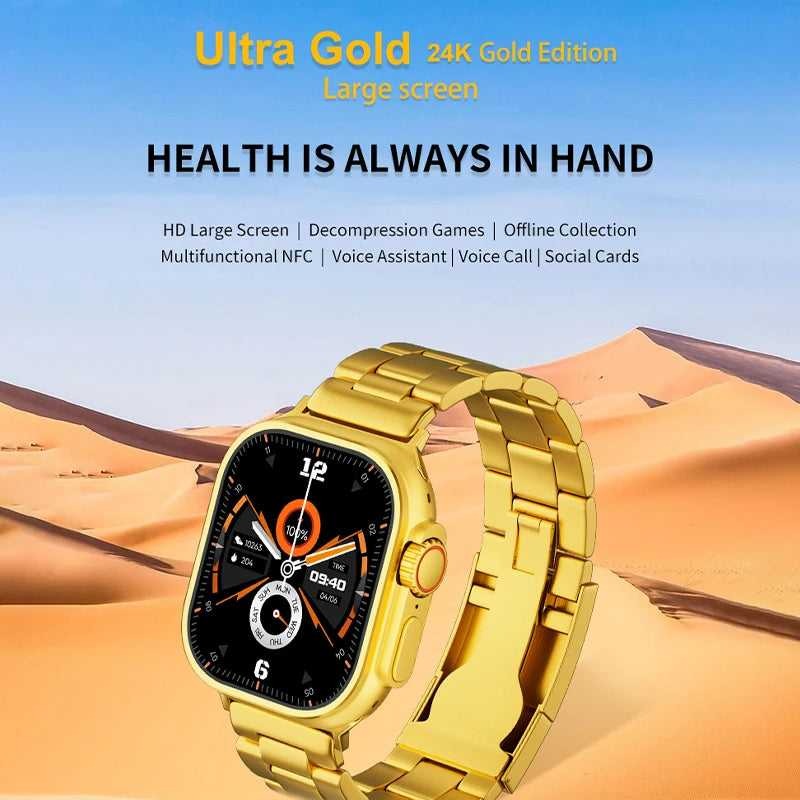 Luxury Gold Smart Watch (Apple Watch Style